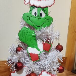 Grinch Christmas Mini Christmas Tree Handmade